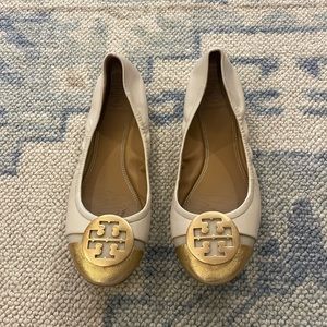 Tory Burch Minnie cap-toe ballet flats